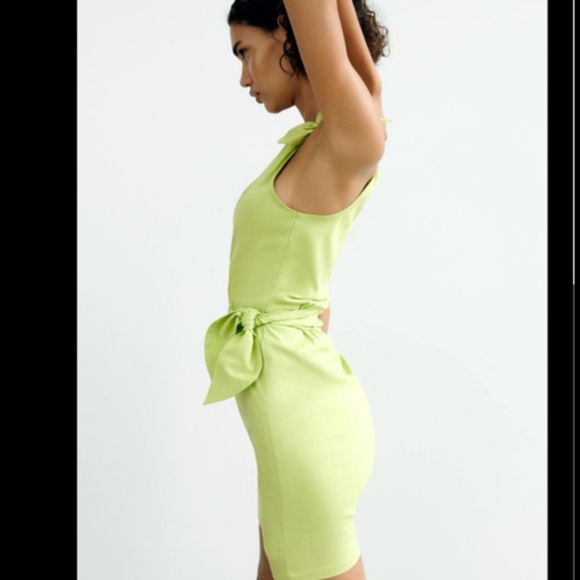 💚ASYMMETRIC MINI DRESS - Picture 6 of 9